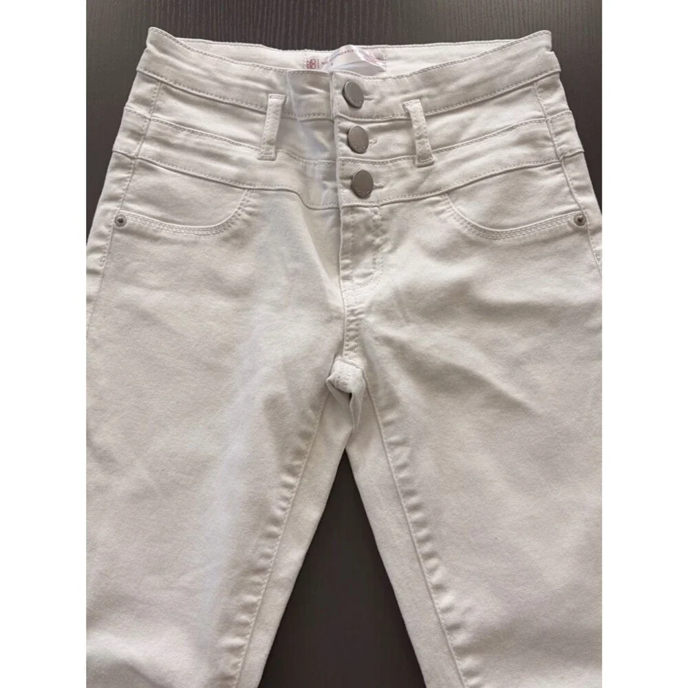 No Boundaries White High-Rise Skinny Jeans